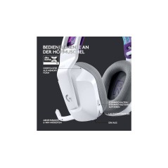 Logitech G G733 LIGHTSPEED Wireless RGB Gaming Headset - Ultimate Comfort & Immersive Sound in White